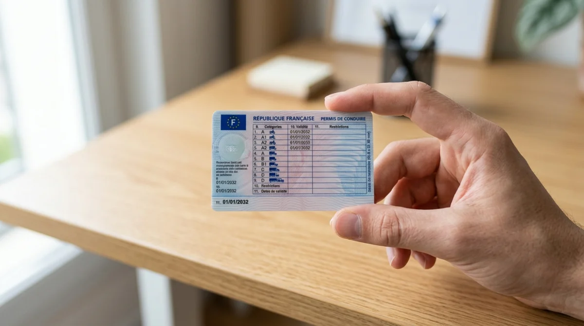 où se trouve le numéro de permis de conduire