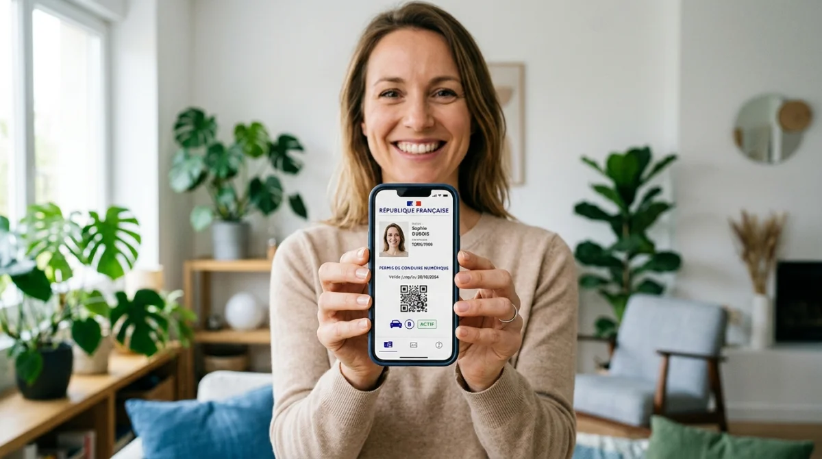 comment mettre son permis de conduire sur son téléphone